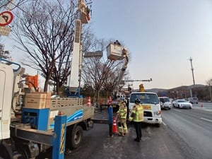 인천 장수동 삼거리 8중 추돌 현장 아수라장