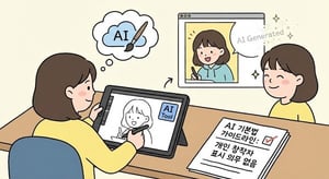 사실상 규제 무력화? 개인 AI 창작물 표시 의무 제외 논란